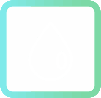 flüssige Sauberkeit icon in weiß