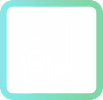 gewebte Sauberkeit icon in weiß