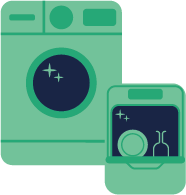 Icon für Küchen- und Wäschehygiene