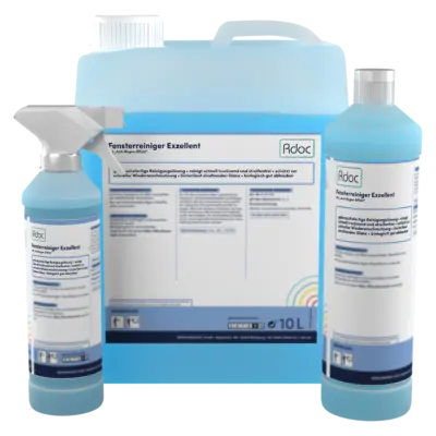 produkt Bild von Fensterreiniger Exzellent auf durchsichtiegen Hintergrund