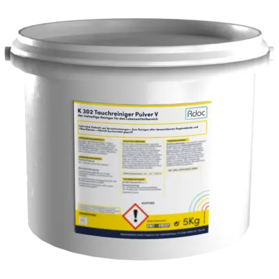 produkt Bild von K 302 Tauchreiniger Pulver V auf durchsichtiegen Hintergrund