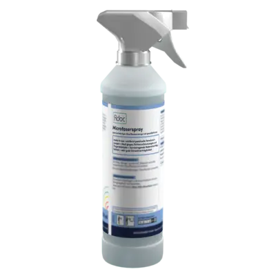 produkt Bild von Microfaserspray auf durchsichtiegen Hintergrund