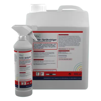 produkt Bild von Sanitär- Sprühreiniger auf durchsichtiegen Hintergrund