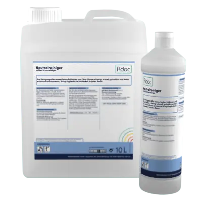 produkt Bild von Neutralreiniger auf durchsichtiegen Hintergrund