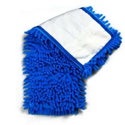 Mikrofasermopp Chenile blau